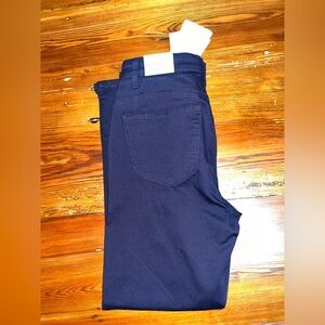 Gibson & Latimer Perfect Fit Ankle Side Slit Skinny Twill Pants